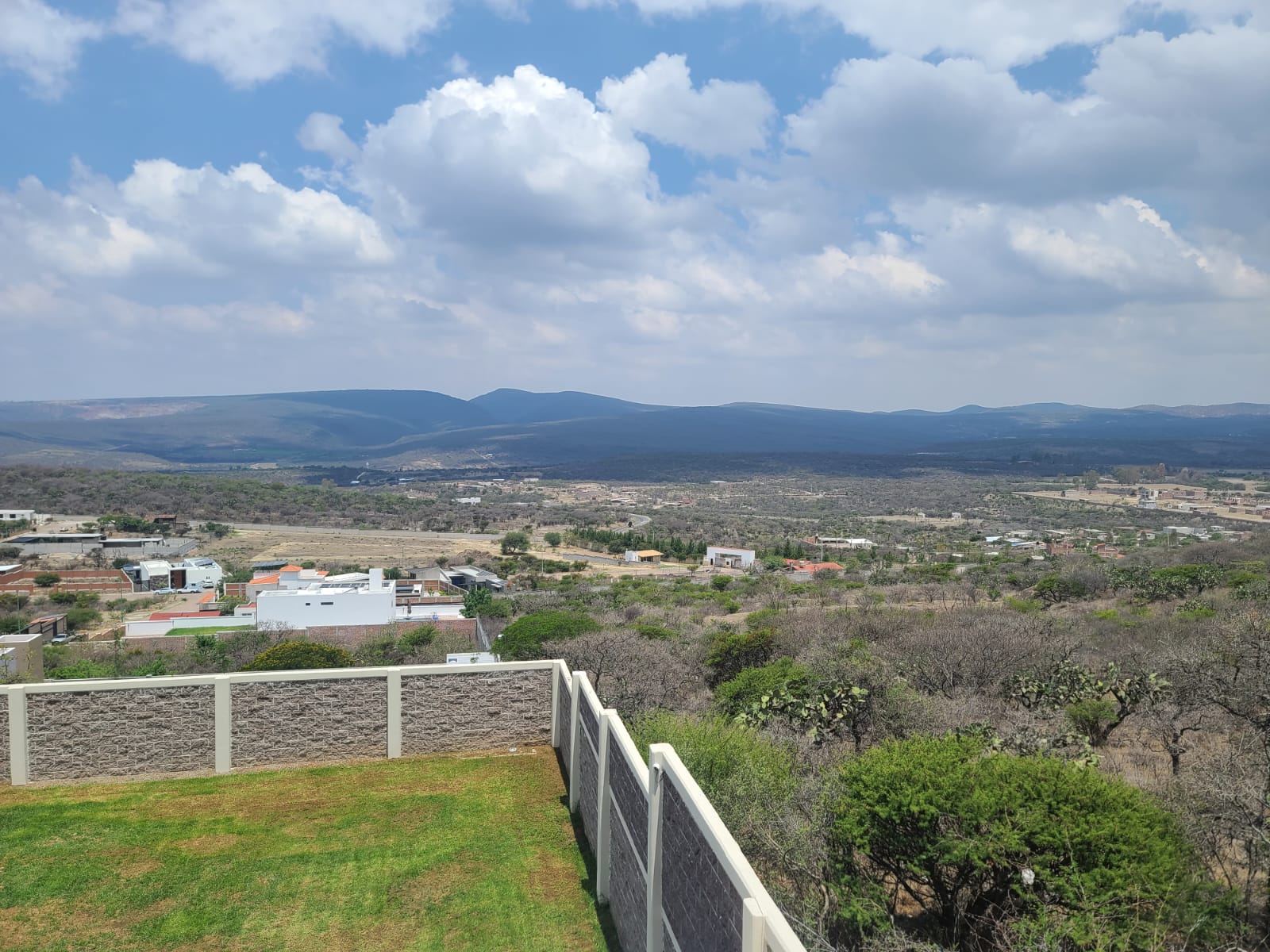 Vista hacia la sierra