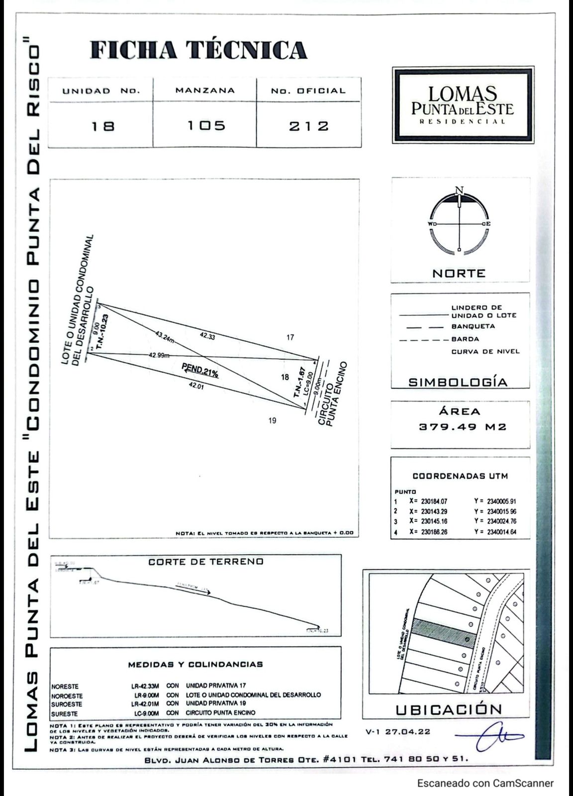 Ficha técnica · Mireya V