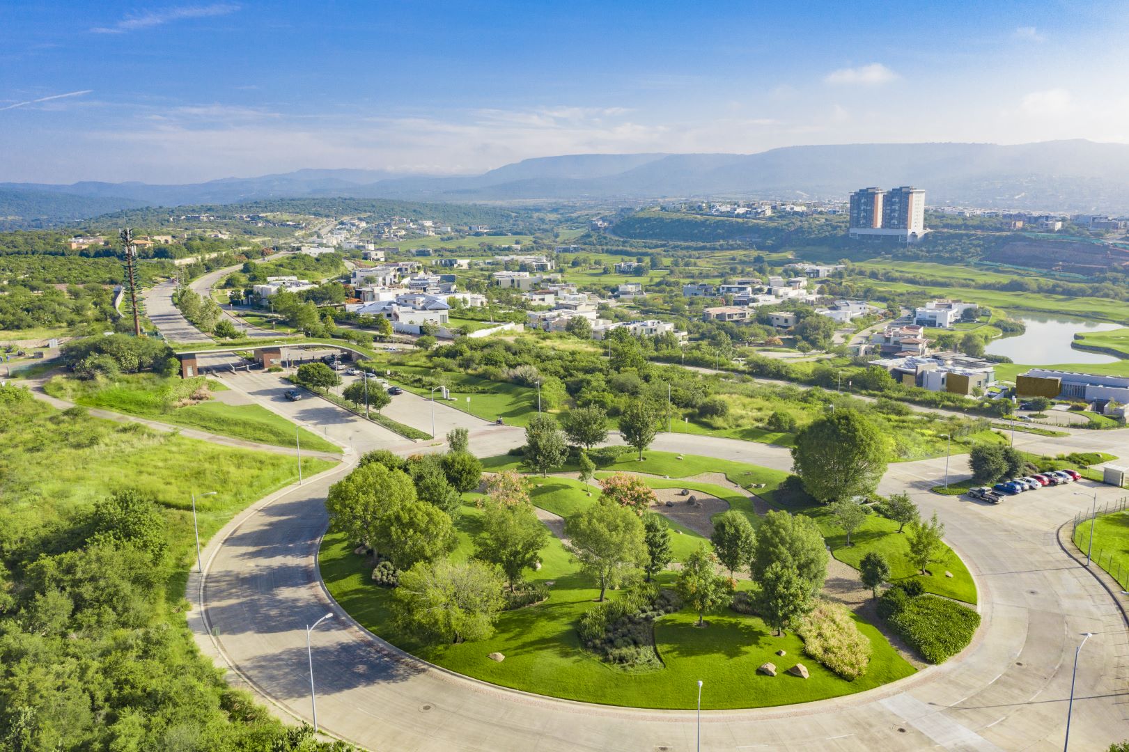 Vista panorámica del desarrollo