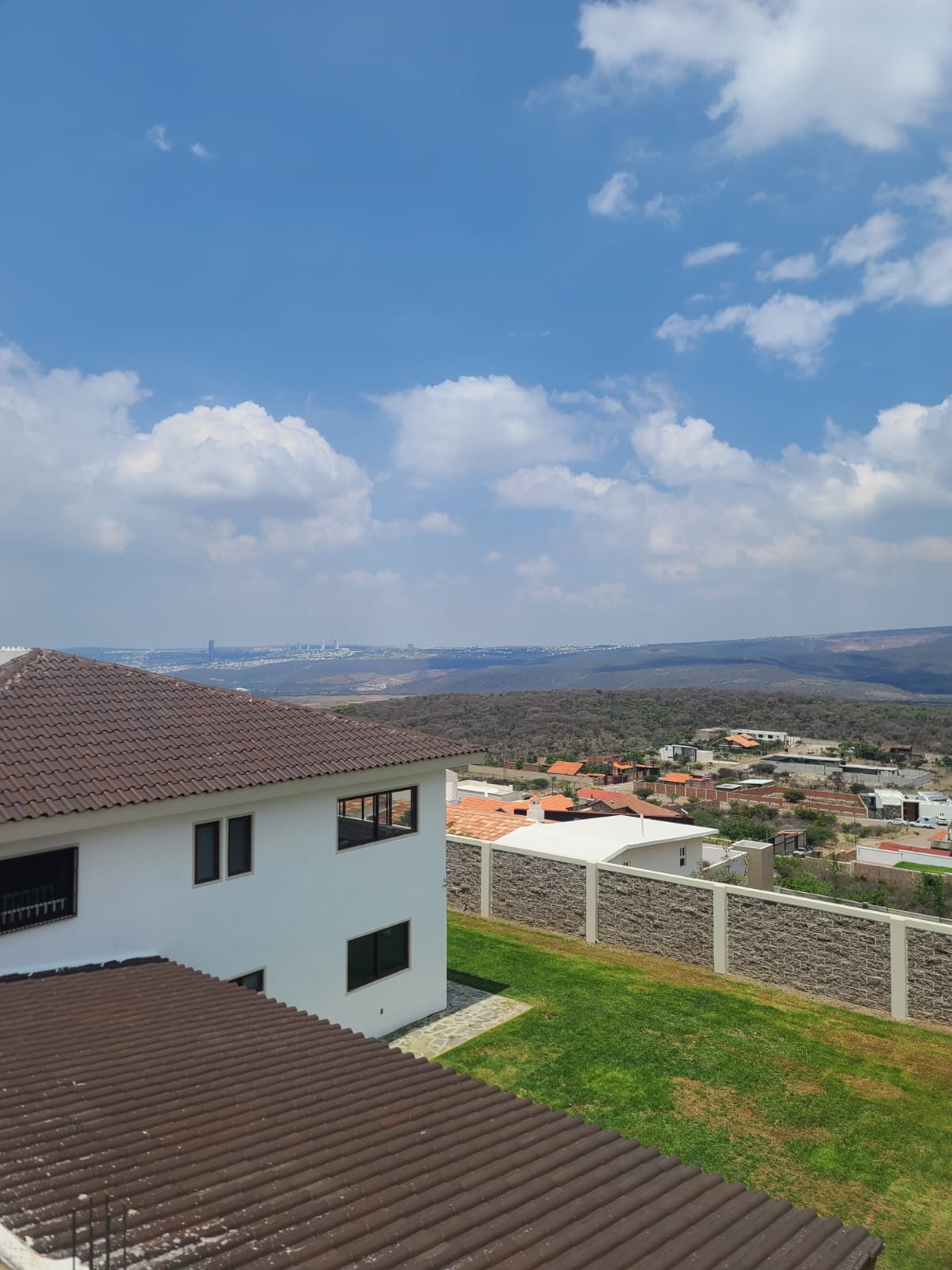 Vista panorámica hacia la ciudad