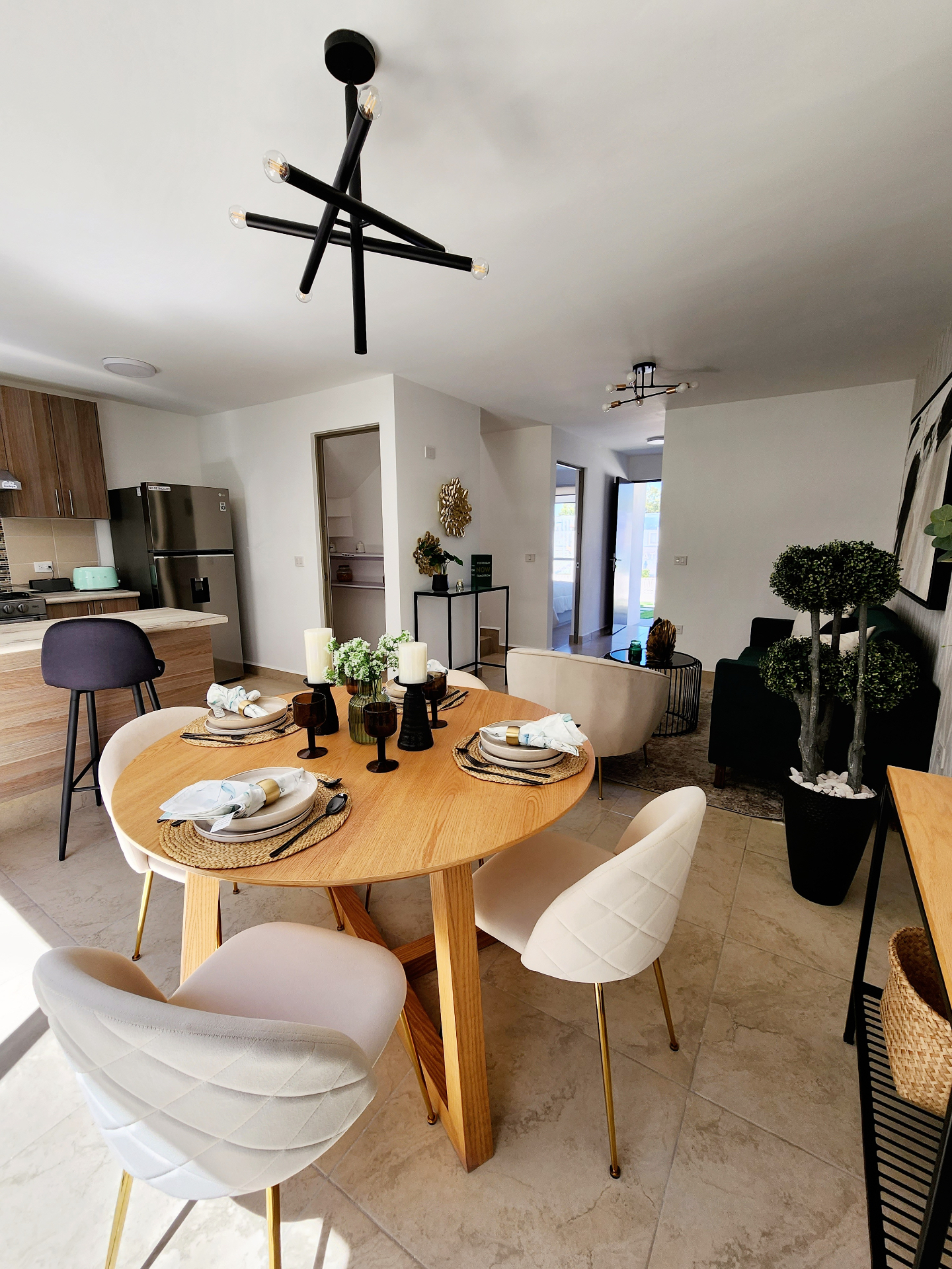 Sala–comedor integrado