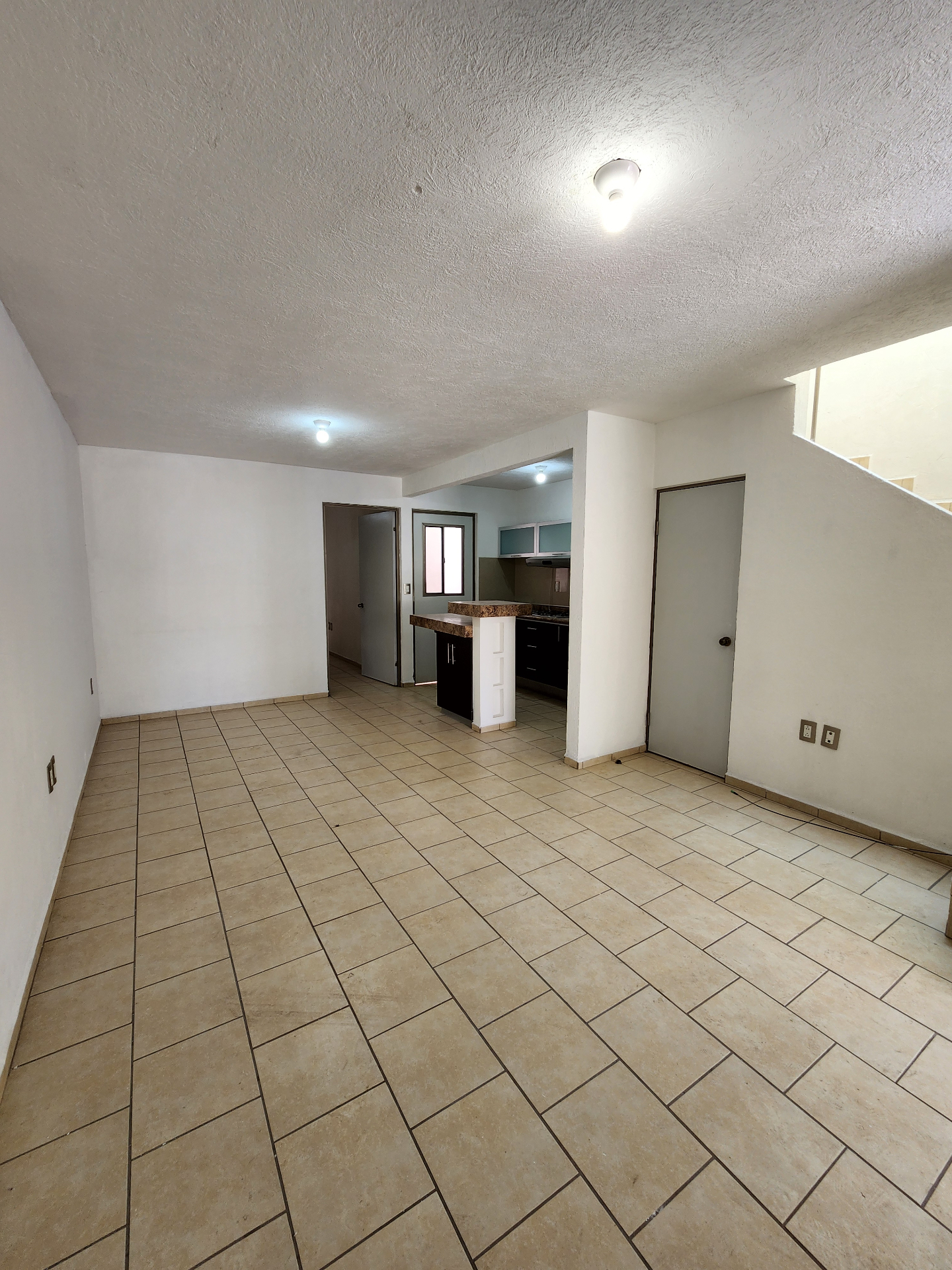 Sala y comedor con acceso a cocina