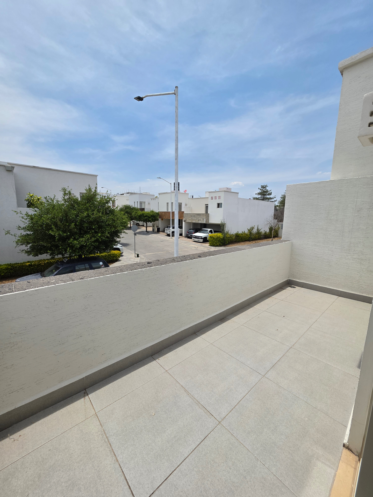 Balcón con vista al desarrollo